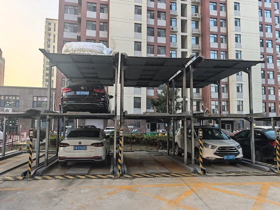 3-Level Simple Lift Parking System at Juye Litian Haoting Residential Community 3-Level Simple Lift Parking System at Juye Litian Haoting Residential Community